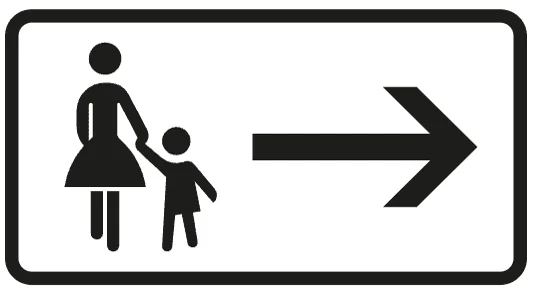 Gehweg gegen&uuml;ber benutzen