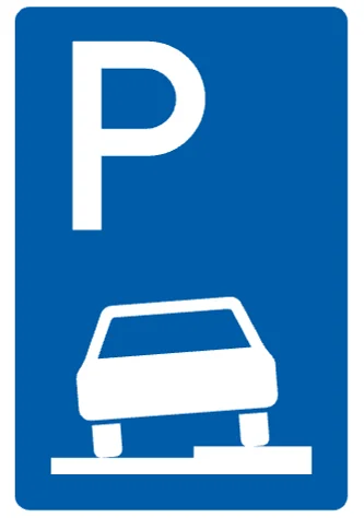 Parken auf Gehwegen